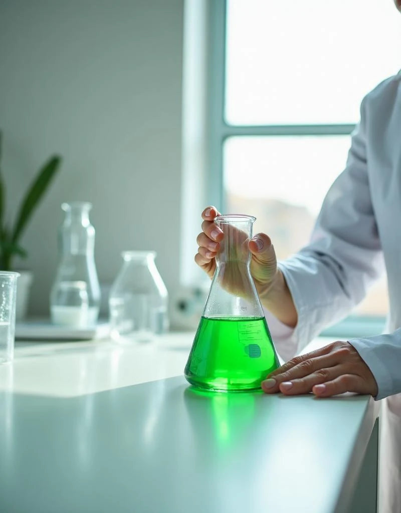 Laboratorietestning med green solution